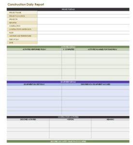 Project Progress Report Template Excel [+Download]