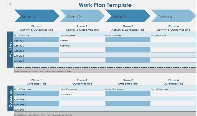 6 Excel Work Plan Template Excel Templates Riset