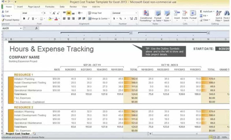 Cost Management Plan Template Excel PMITOOLS