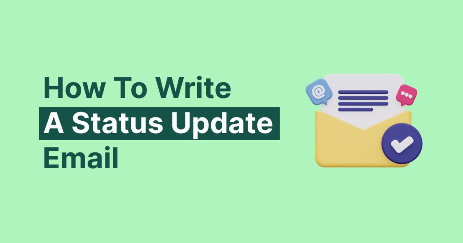 9 Tips To Create A Status Update Email Template PMITOOLS